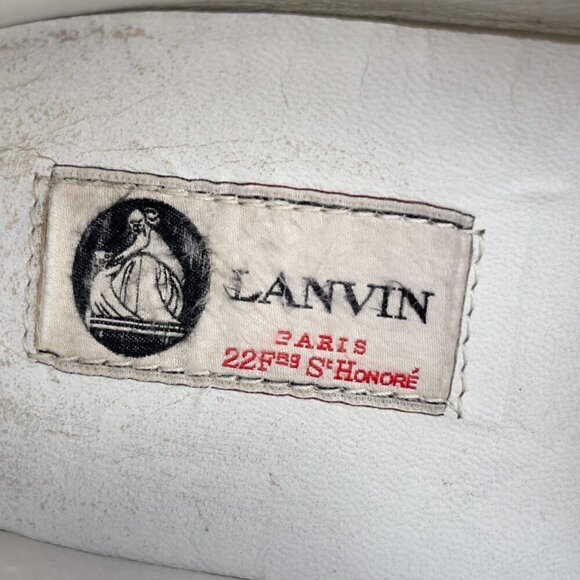 LANVIN Python Luxury Slip-on Sneakers Flats Loafers Round toes Animal sz 36 - Picture 11 of 14